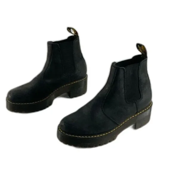 Dr. Martens Rometty Wyoming Leather Platform Chelsea Boots - Women's Size 10 - Picture 5 of 8